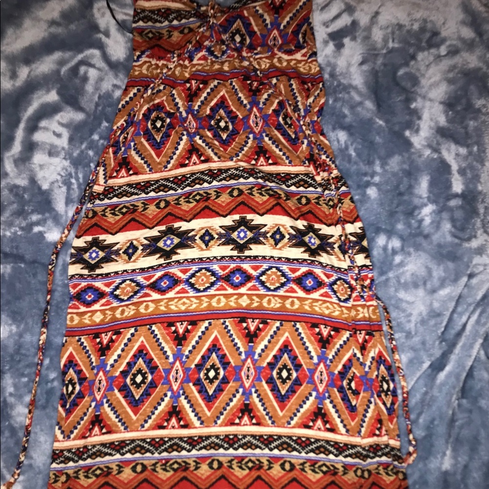 Long dress with strings you tie around your neck